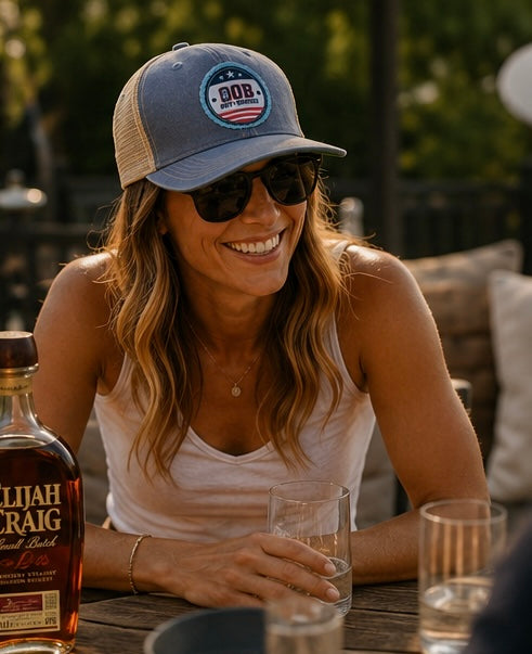 OOB Bottle Cap Hat | Premium Adjustable Snapback | Out of Bounds Show Official Cap Whiskey 61