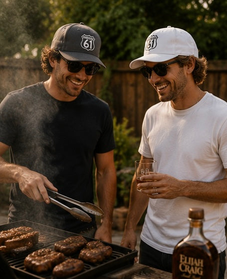 Whiskey 61 Rope Hat – Slate | Premium Snapback Golf & Lifestyle Hat Whiskey 61