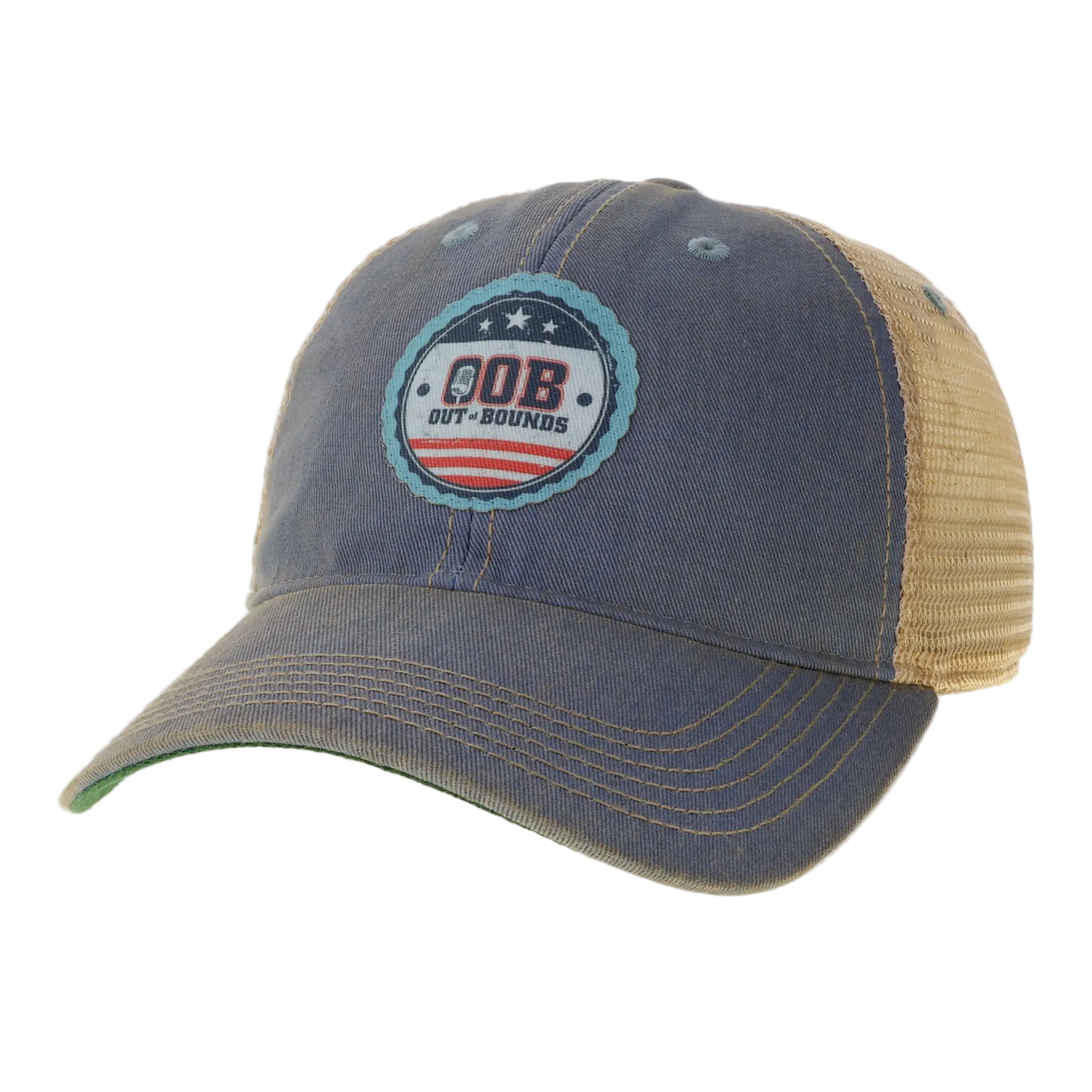 OOB Bottle Cap Hat | Premium Adjustable Snapback | Out of Bounds Show Official Cap Whiskey 61