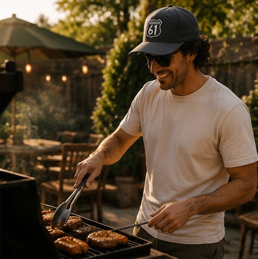 Whiskey 61 Rope Hat – Slate | Premium Snapback Golf & Lifestyle Hat Whiskey 61