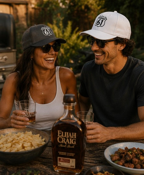 Whiskey 61 Rope Hat – White | Premium Snapback Golf & Lifestyle Hat Whiskey 61