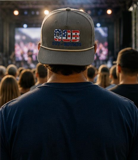 OOB Patriot Rope Hat – Slate | Snapback Hat Whiskey 61