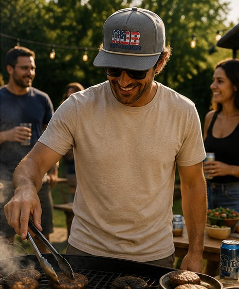 OOB Patriot Rope Hat – Slate | Snapback Hat Whiskey 61