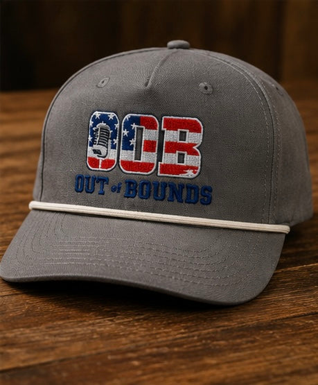OOB Patriot Rope Hat – Slate | Snapback Hat Whiskey 61