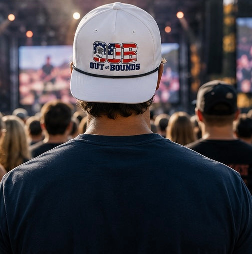 OOB Patriot Rope Hat – White | Snapback Hat Whiskey 61