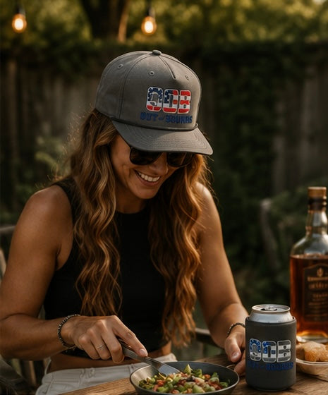 OOB Patriot Rope Hat – Slate | Snapback Hat Whiskey 61