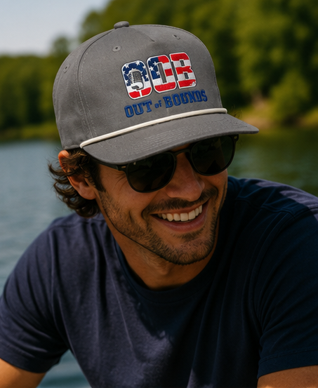 OOB Patriot Rope Hat – Slate | Snapback Hat Whiskey 61