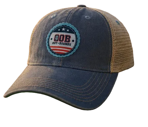 OOB Bottle Cap Hat | Premium Adjustable Snapback | Out of Bounds Show Official Cap Whiskey 61