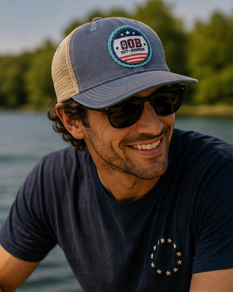 OOB Bottle Cap Hat | Premium Adjustable Snapback | Out of Bounds Show Official Cap Whiskey 61