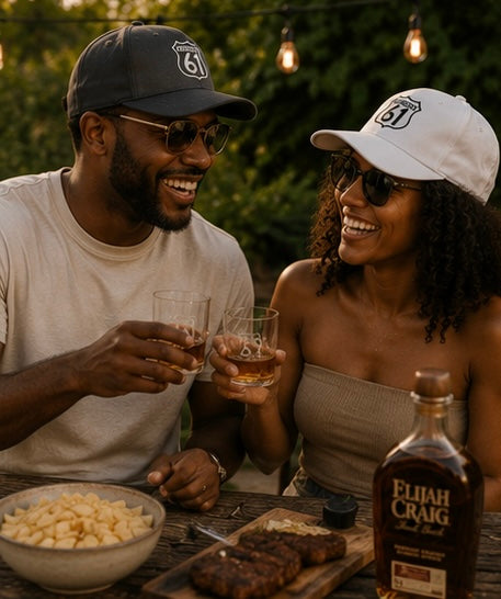 Whiskey 61 Rope Hat – Slate | Premium Snapback Golf & Lifestyle Hat Whiskey 61