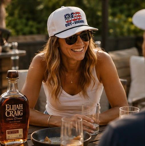 OOB Patriot Rope Hat – White | Snapback Hat Whiskey 61